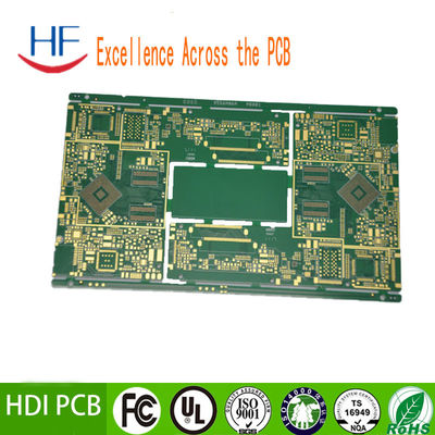 HDI 8 strati Multilayer PCB Circuit Board Immersione Finitura superficiale in oro