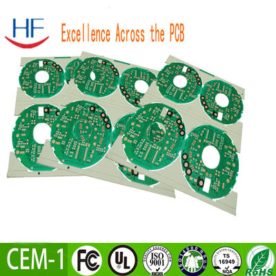Disco di circuito stampato PCB a lato singolo di 1,6 mm di spessore senza maschera di saldatura