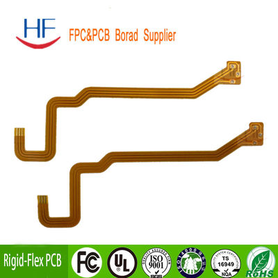 6 strati pcb flessibile 1 oz Multilayer circuito stampato FPC tabella maschera gialla saldatore