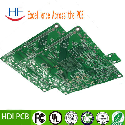 Prototipo PCB stampato HDI Fabbricazione SMD Circuito bianco 2mil