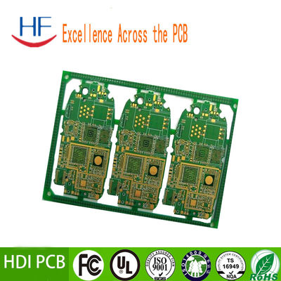Disegno della scheda elettronica per PCB HDI HF ad alta velocità