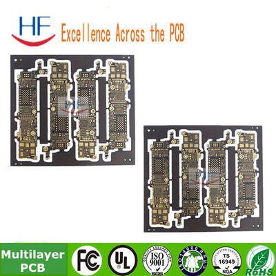 6 strati Multilayer PCB Circuito stampato Fr4 Materiale di base Immersione Superficie oro