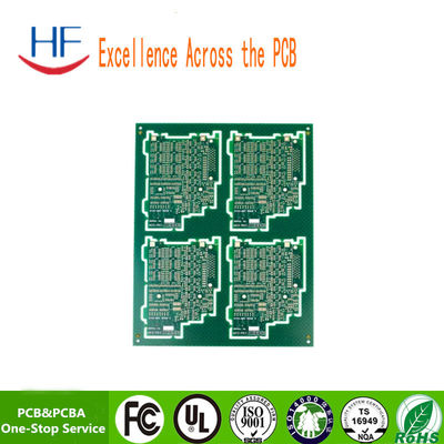 2 strati FR4 PCB a doppio lato, PCB a rotazione rapida 1.2 mm OSP ENIG Superficie