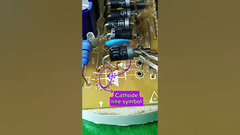 Come installare correttamente un diodo, prestare attenzione ai simboli dell'anodo e del catodo. #tutorial #tips